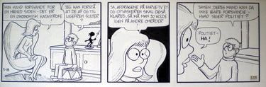 Felix - original avis stribe - nummereret 5.18 fra 1974 - Werner Wejp-Olsen
